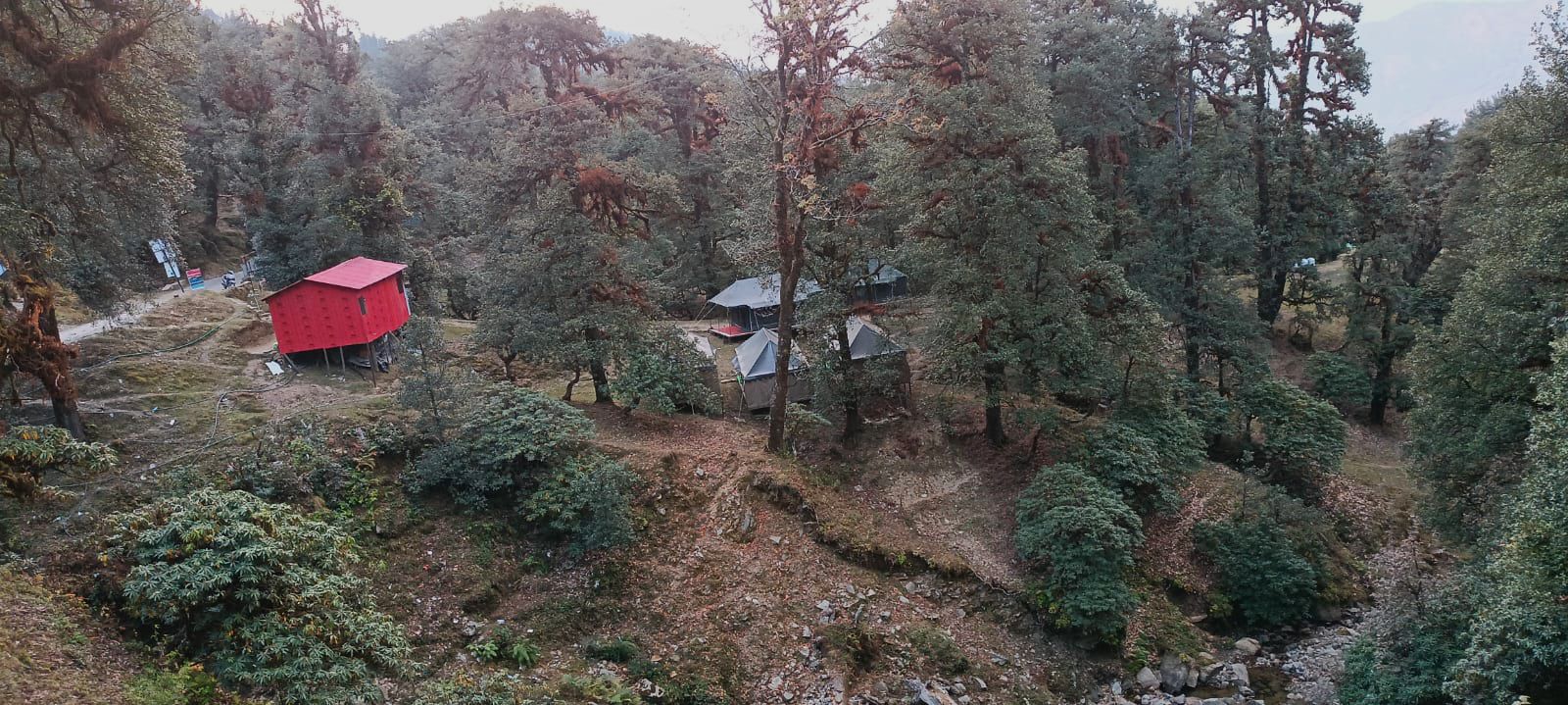 Winters Camps Tungnath Chopta - Himalayan campsite view