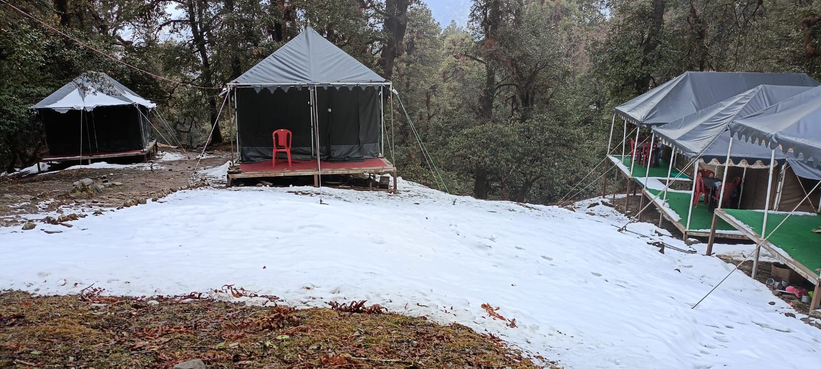 Mountain views from camp